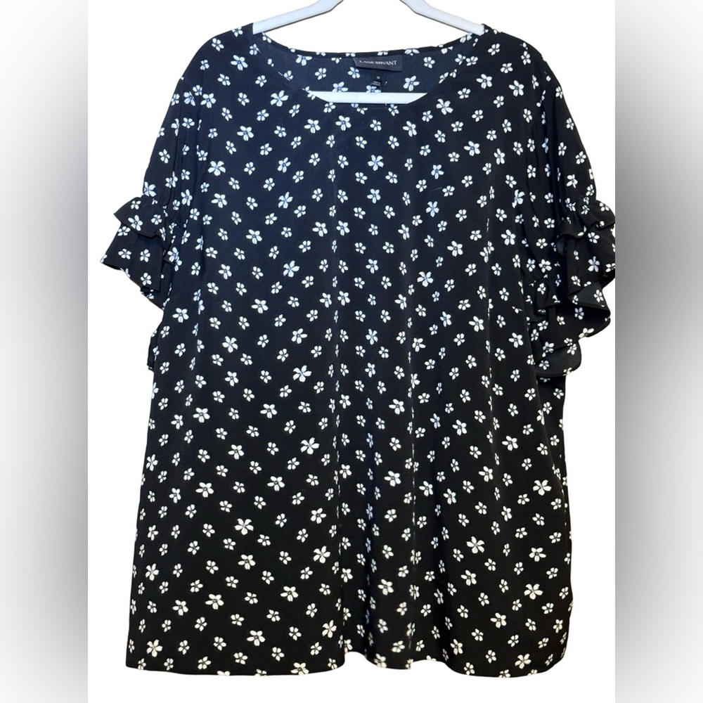 Lane Bryant Ruffle Sleeve Blouse